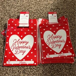 Celebrate It Red Valentine's Day Gift Bags (2 packs of 24)